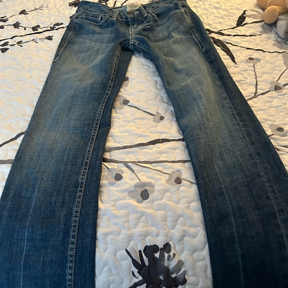 William Rast Dark Blue Straight Leg Jeans